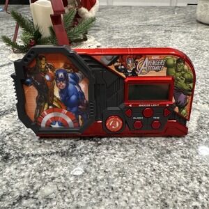 IRON MAN Marvel Avengers Assemble‎ DIGITAL Clock Night Light Sound Effects
